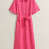 Linen Shirt Dress