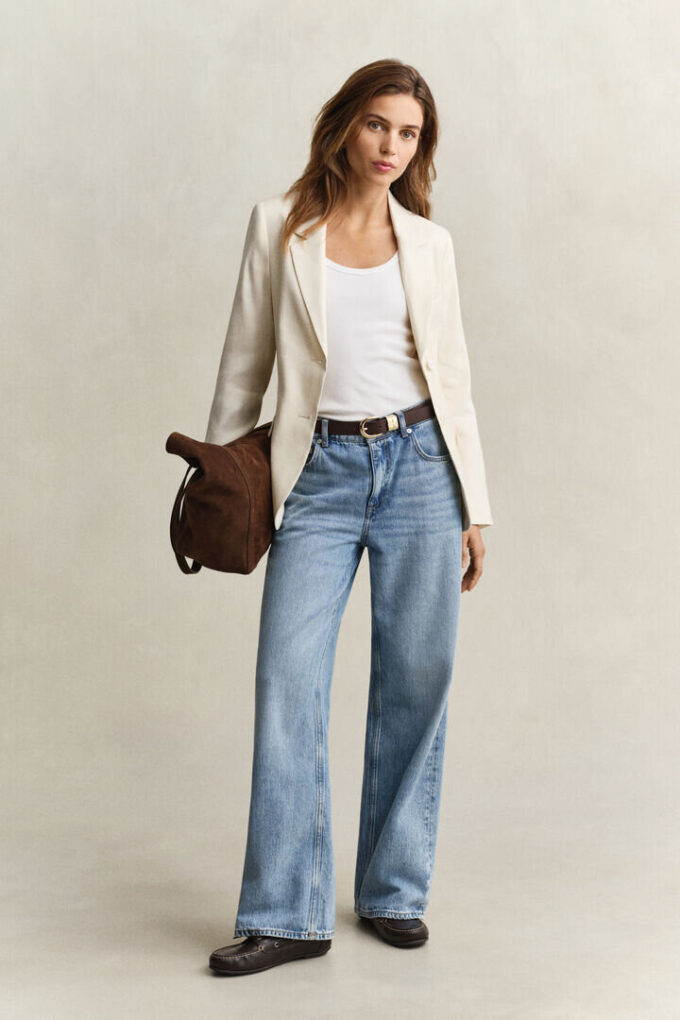 Linen Stretch Blazer Linen Stretch Blazer