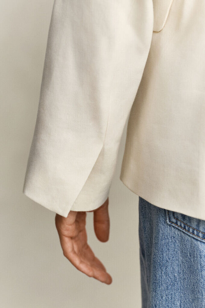 Linen Stretch Blazer Linen Stretch Blazer