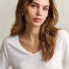 Linen V-Neck T-Shirt Linen V-Neck T-Shirt