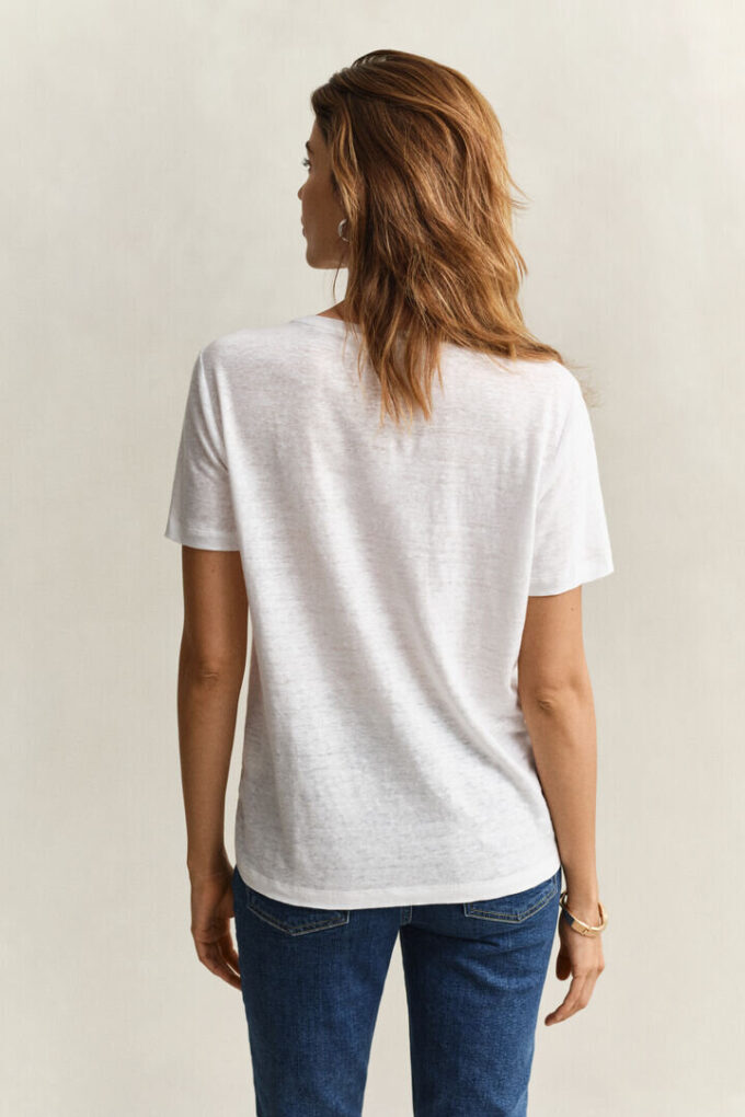 Linen V-Neck T-Shirt Linen V-Neck T-Shirt
