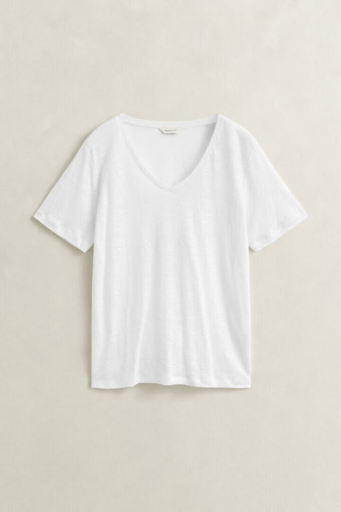 Linen V-Neck T-Shirt Linen V-Neck T-Shirt