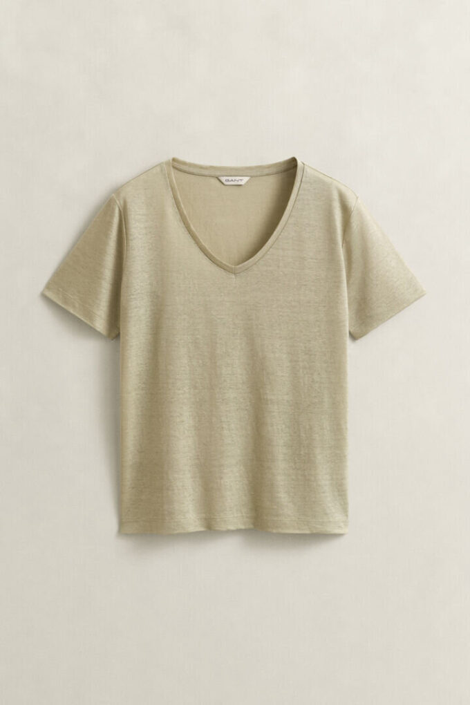 Linen V-Neck T-Shirt Linen V-Neck T-Shirt