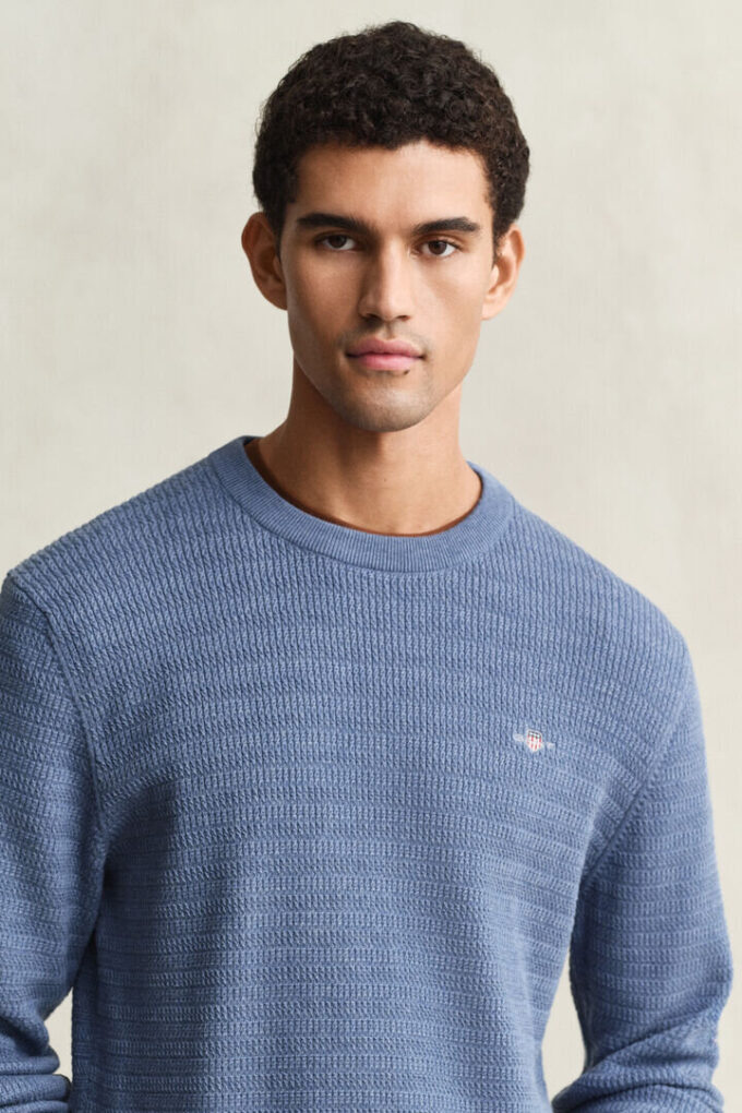 Mini Cable Knit Crew Neck Sweater Mini Cable Knit Crew Neck Sweater