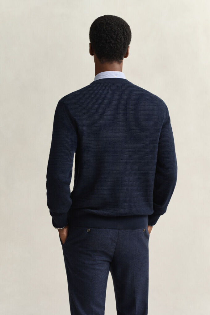 Mini Cable Knit Crew Neck Sweater Mini Cable Knit Crew Neck Sweater