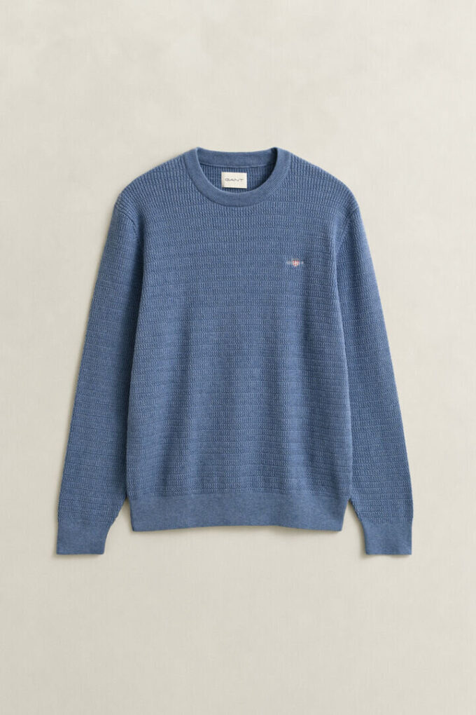 Mini Cable Knit Crew Neck Sweater Mini Cable Knit Crew Neck Sweater