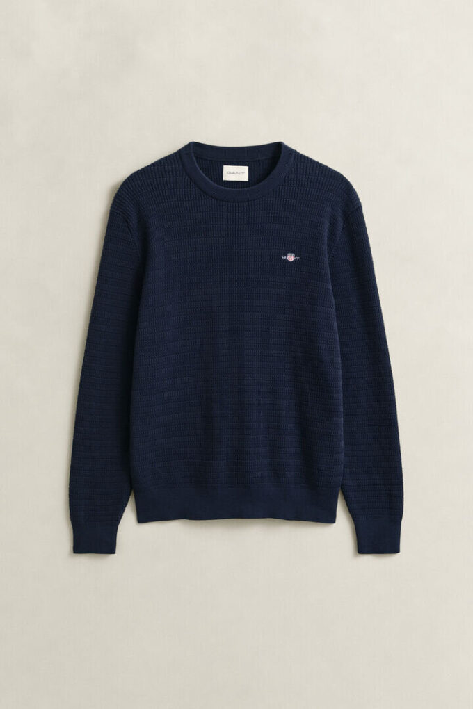 Mini Cable Knit Crew Neck Sweater Mini Cable Knit Crew Neck Sweater