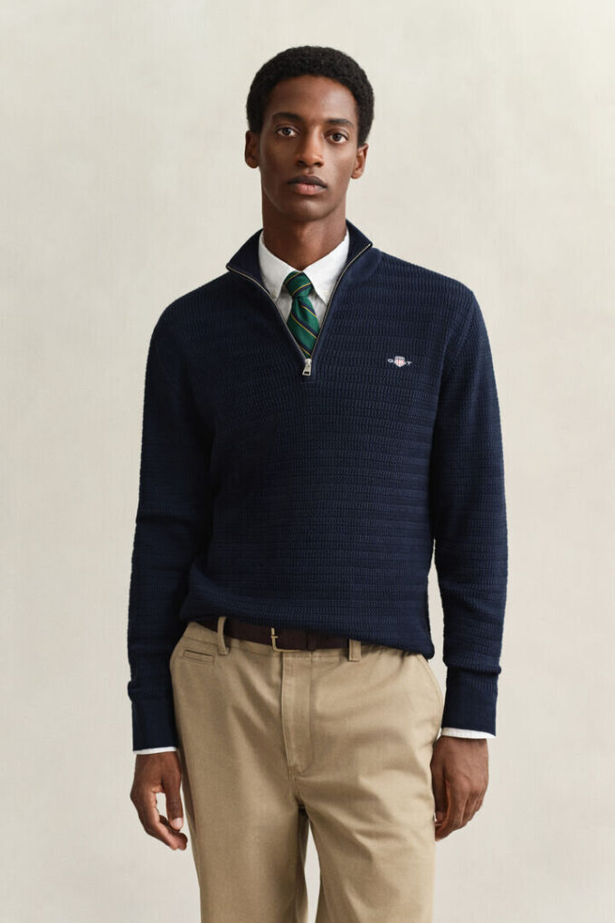 Mini Cable Knit Half-Zip Sweater Mini Cable Knit Half-Zip Sweater