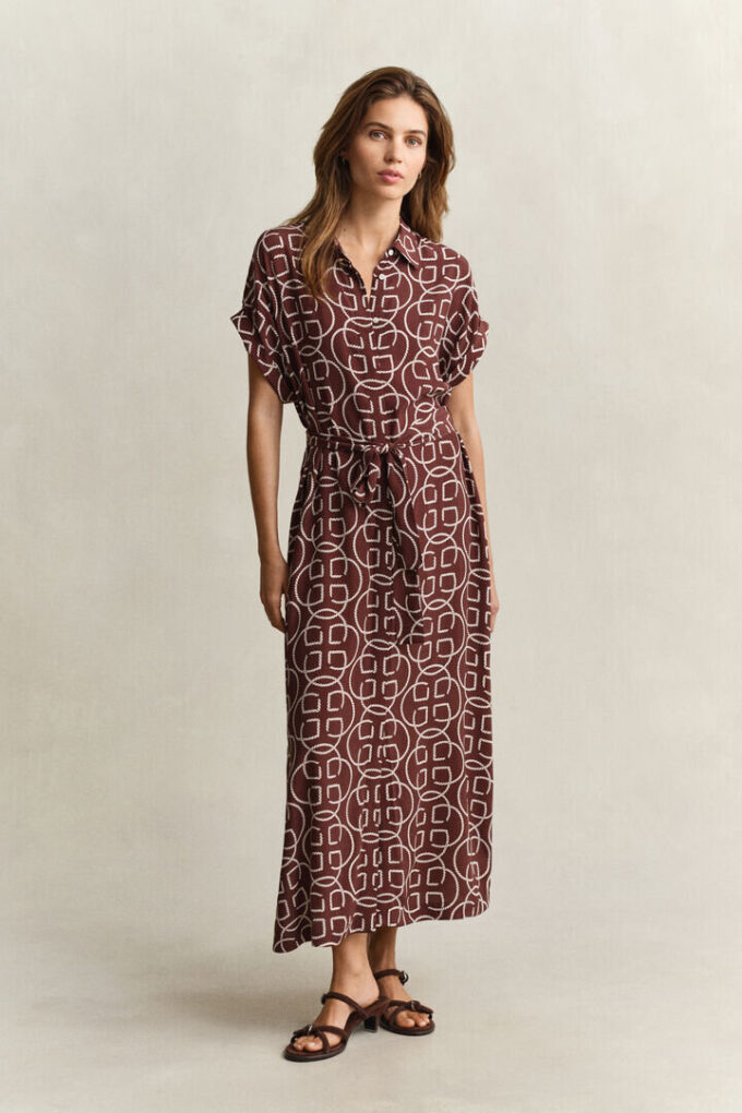 Monogram Cap Sleeve Dress Monogram Cap Sleeve Dress