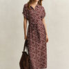 Monogram Cap Sleeve Dress Monogram Cap Sleeve Dress