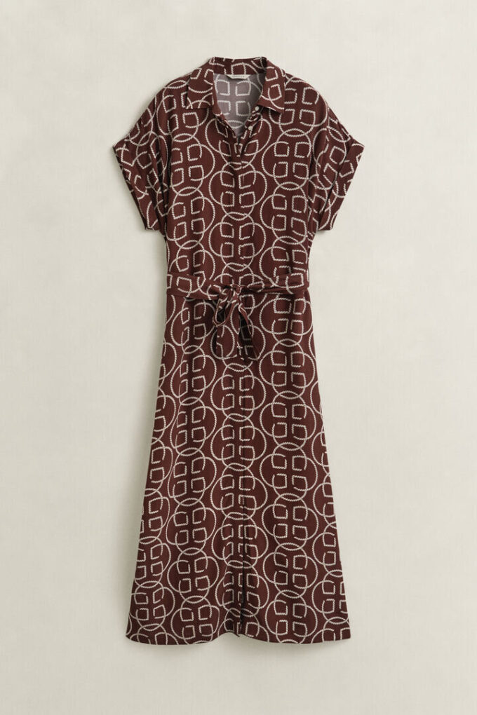 Monogram Cap Sleeve Dress Monogram Cap Sleeve Dress