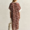 Monogram Cotton Silk Caftan Monogram Cotton Silk Caftan