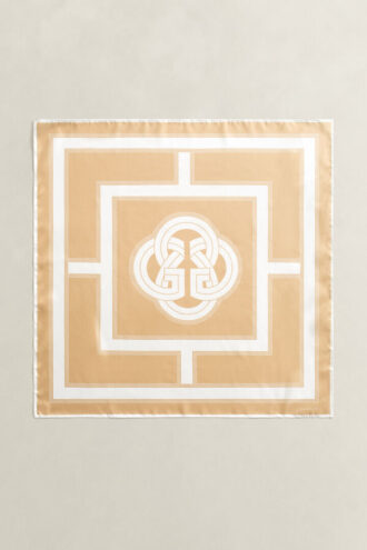 Monogram Silk Scarf