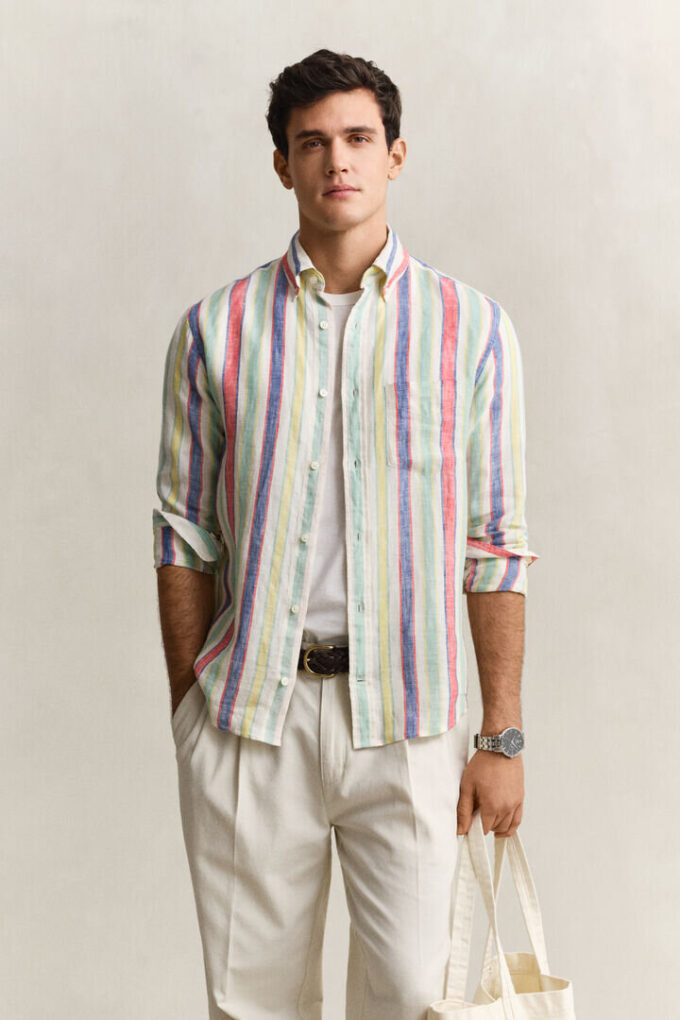 Multistriped Linen Shirt Multistriped Linen Shirt