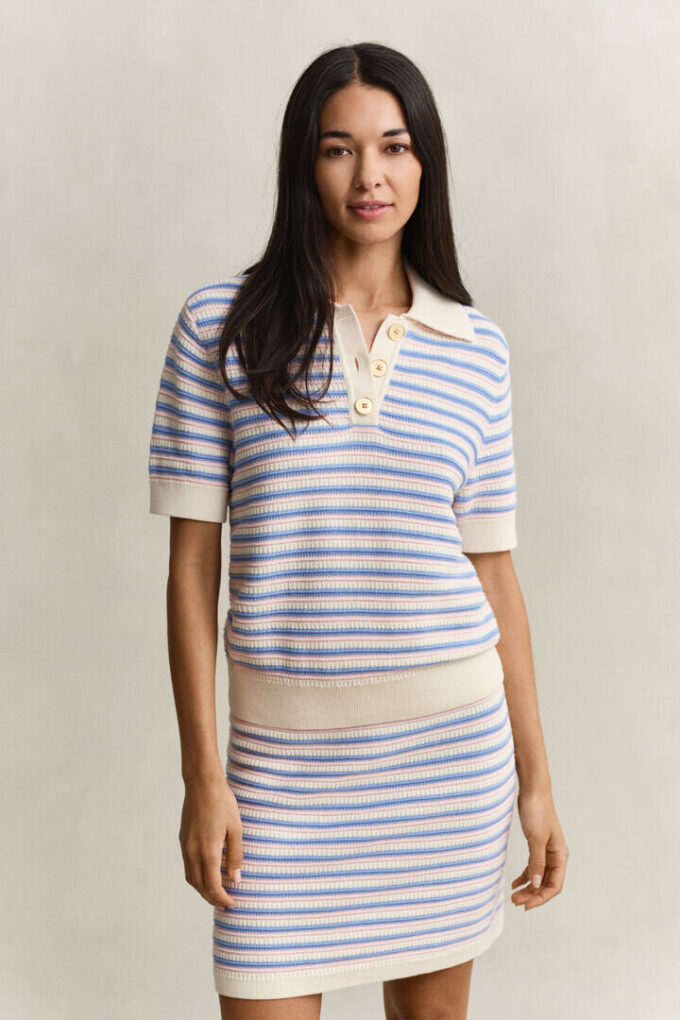 Multistriped Textured Top Multistriped Textured Top