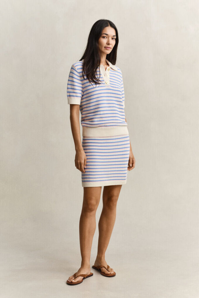 Multistriped Textured Top Multistriped Textured Top