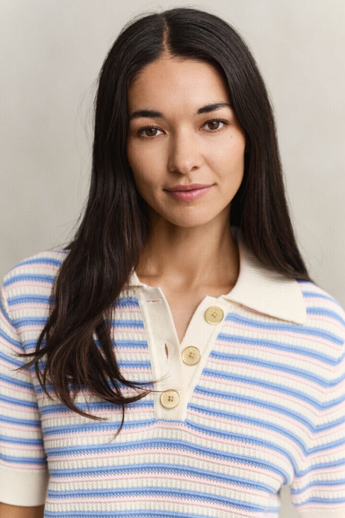 Multistriped Textured Top Multistriped Textured Top