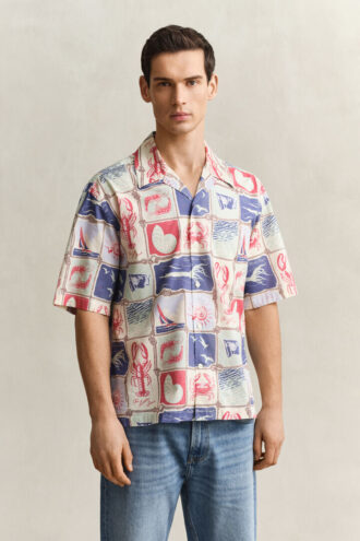Nautical Short Sleeve Shirt