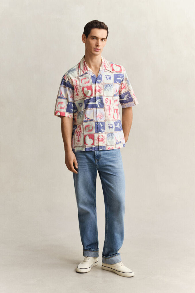 Nautical Short Sleeve Shirt Nautical Short Sleeve Shirt