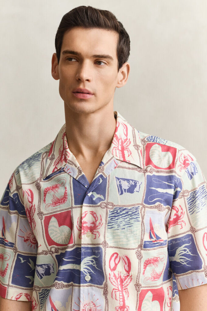 Nautical Short Sleeve Shirt Nautical Short Sleeve Shirt