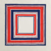 Nautical Stripe Silk Scarf