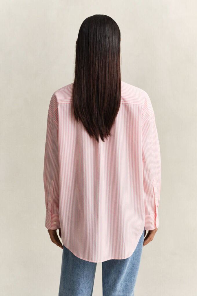 Oversized Classic Striped Poplin Shirt Oversized Classic Striped Poplin Shirt