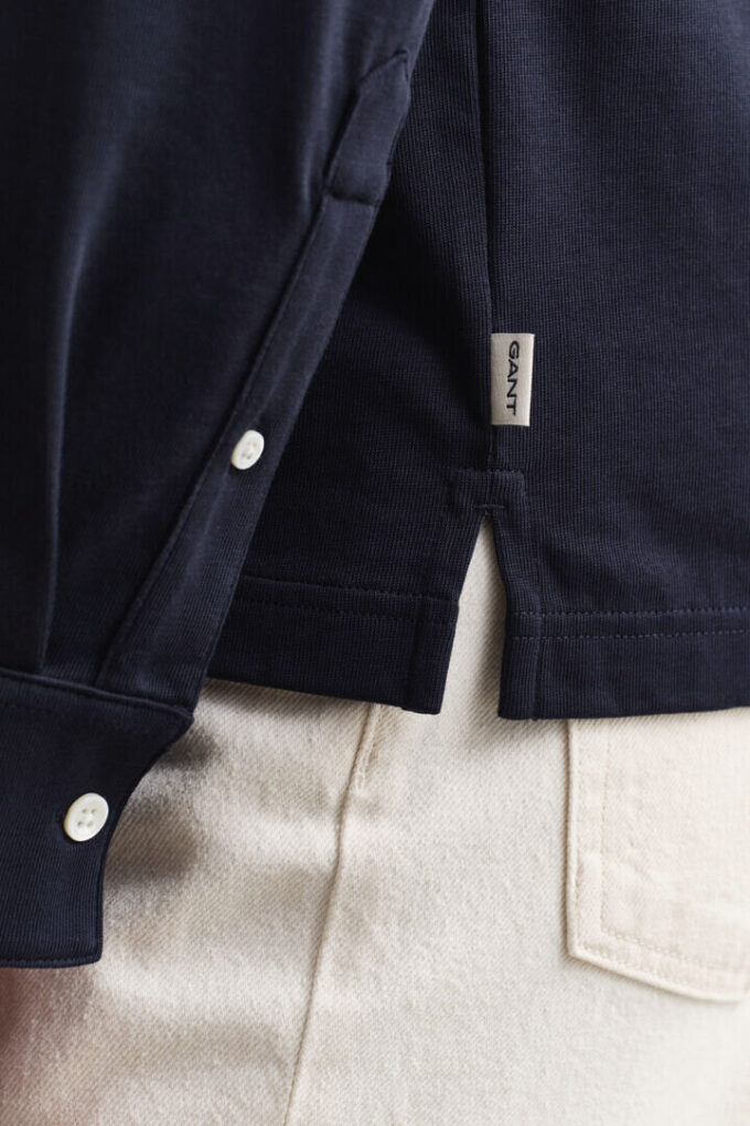 Pima Cotton Long Sleeve Polo Shirt Pima Cotton Long Sleeve Polo Shirt