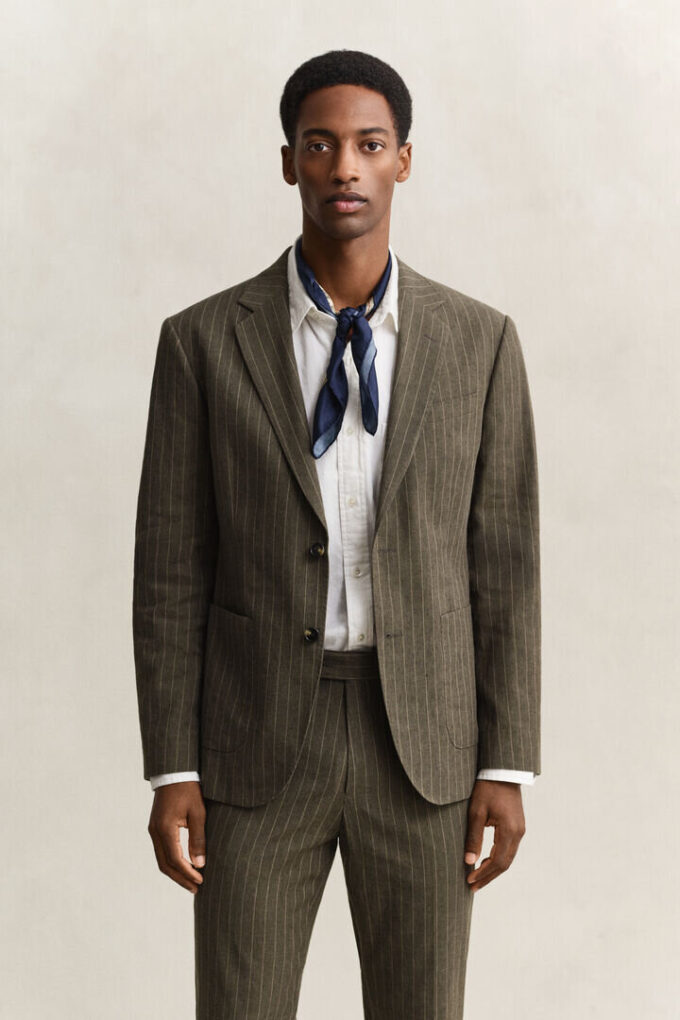 Pinstriped Suit Jacket Pinstriped Suit Jacket