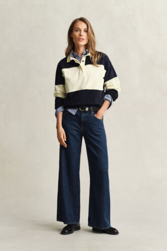 Piqua Textured Color Blocked Rugger