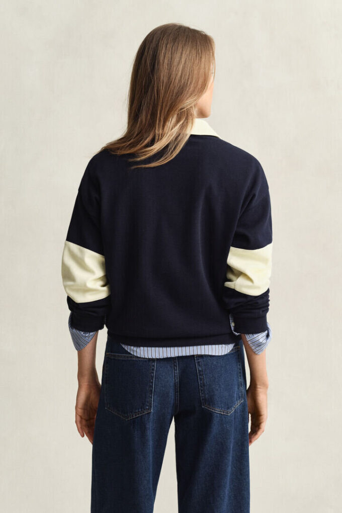 Piqua Textured Color Blocked Rugger