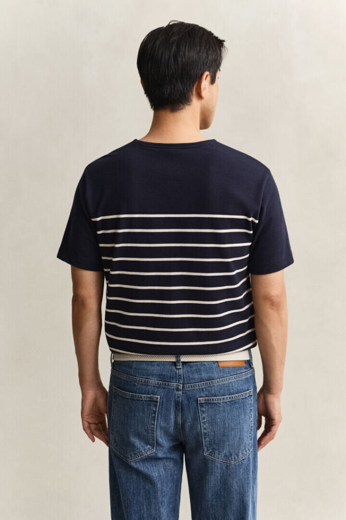 Placed Stripe T-Shirt Placed Stripe T-Shirt