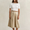 Pleated Chino Skirt Pleated Chino Skirt