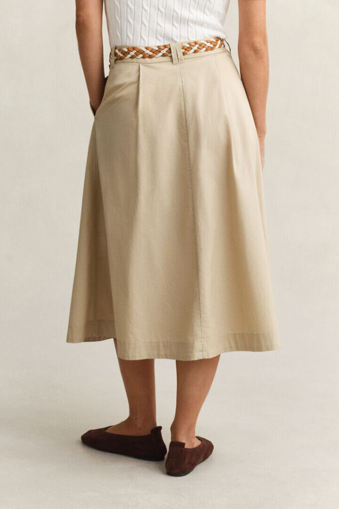 Pleated Chino Skirt Pleated Chino Skirt