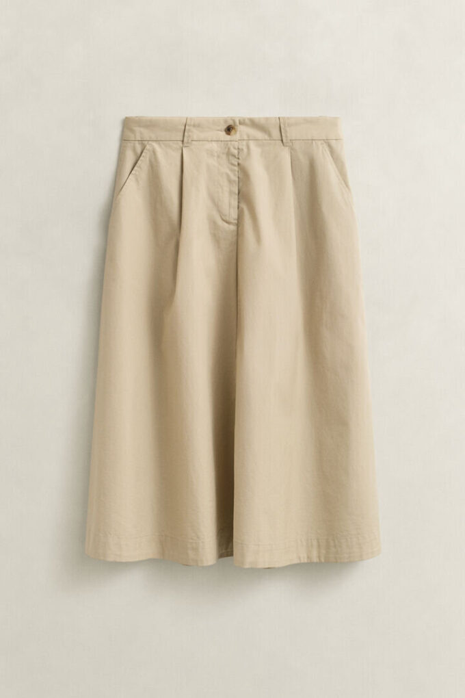 Pleated Chino Skirt Pleated Chino Skirt
