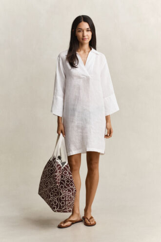 Popover Linen Dress Popover Linen Dress