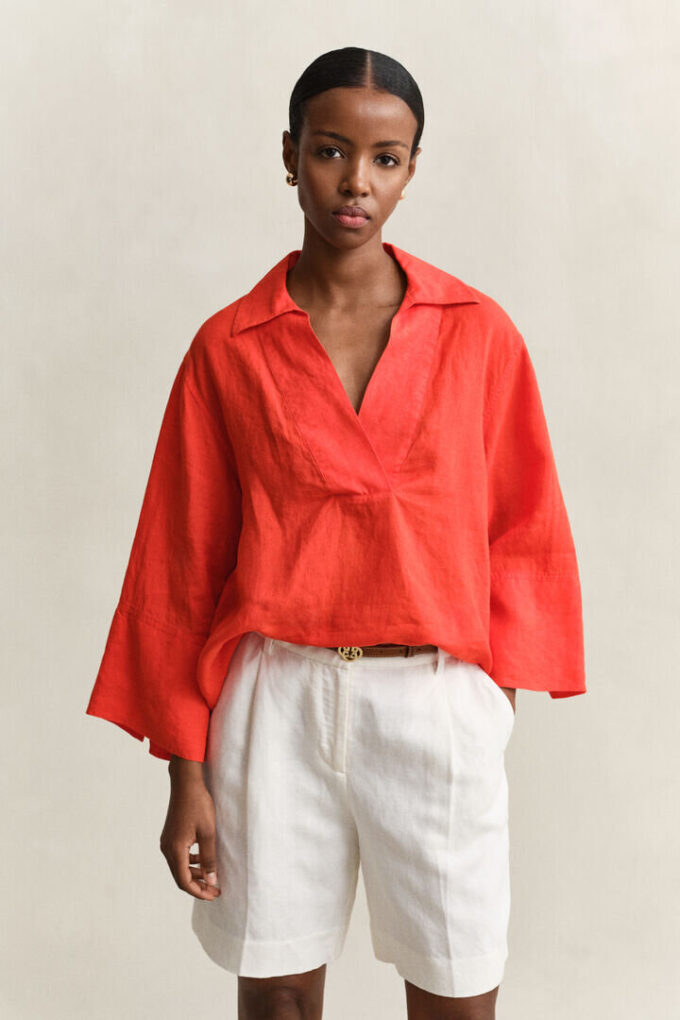 Popover Linen Shirt Popover Linen Shirt