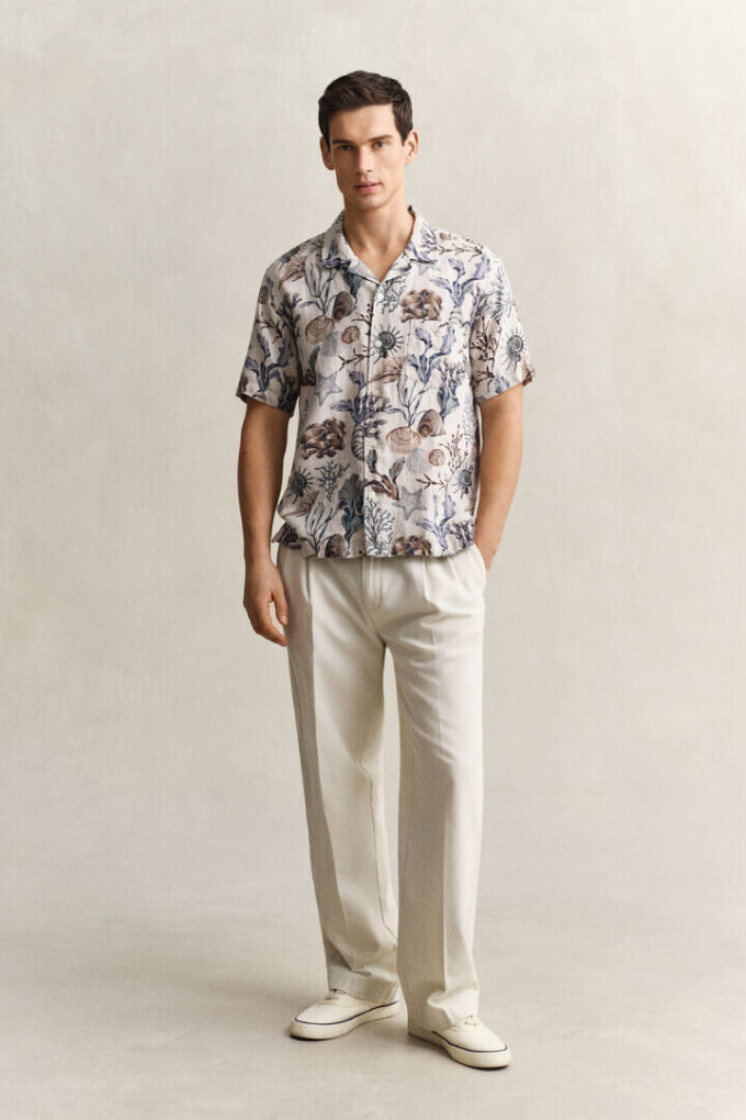 Printed Linen Shirt Printed Linen Shirt