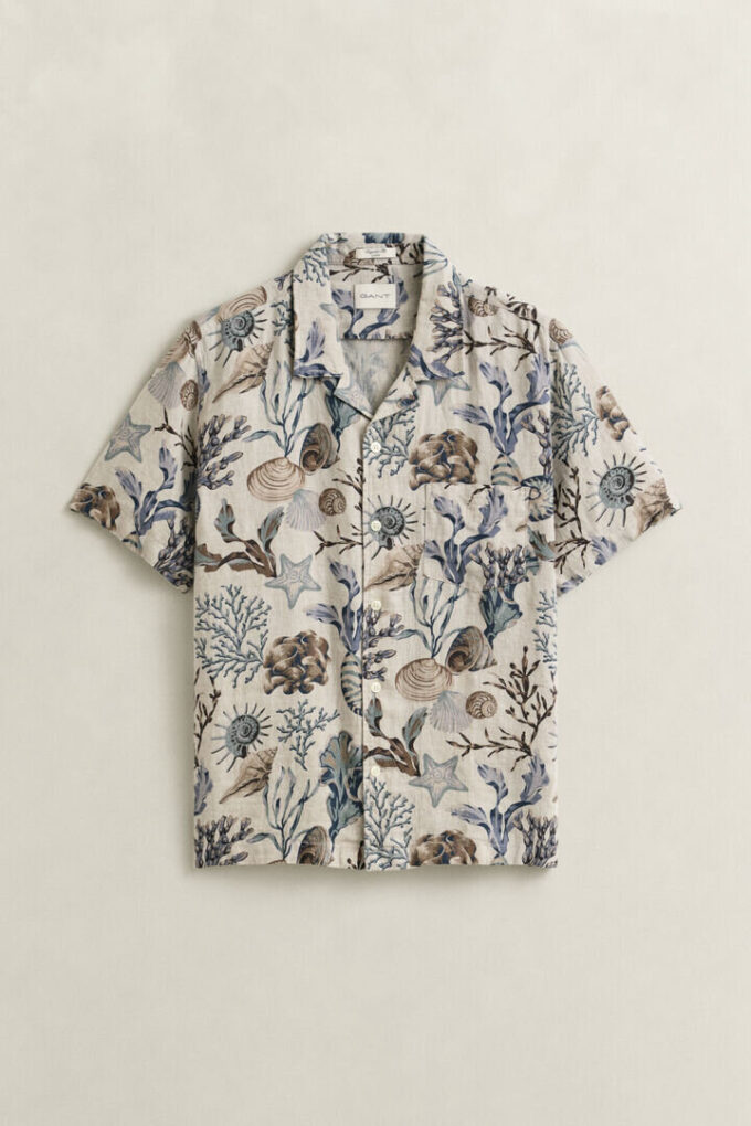 Printed Linen Shirt Printed Linen Shirt