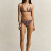 Printed Padded Triangle Bikini Top Printed Padded Triangle Bikini Top