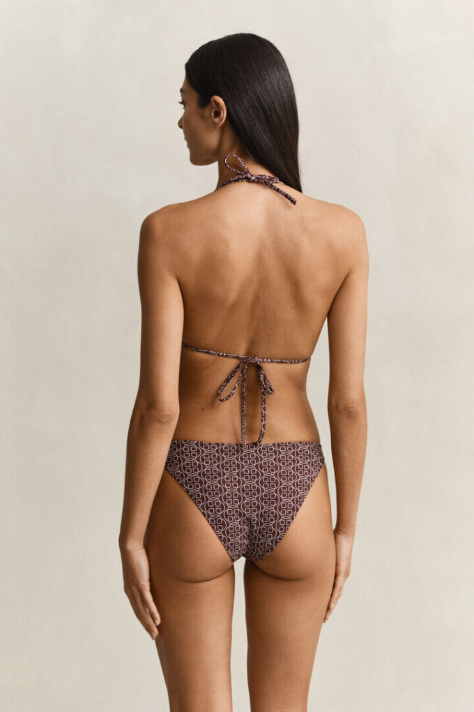Printed Padded Triangle Bikini Top Printed Padded Triangle Bikini Top
