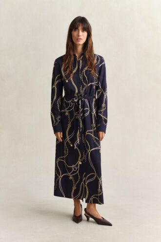 Printed Shirt Dress Printed Shirt Dress