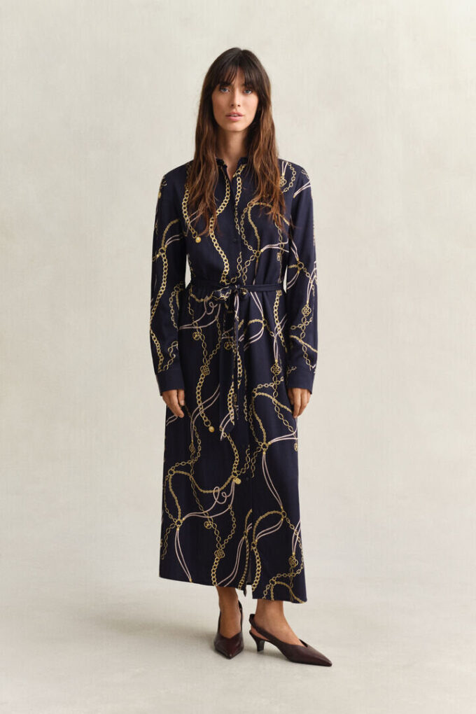 Printed Shirt Dress Printed Shirt Dress