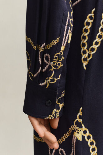 Printed Shirt Dress Printed Shirt Dress