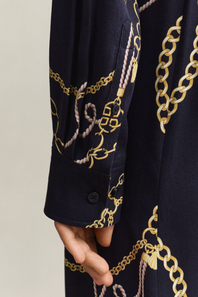 Printed Shirt Dress Printed Shirt Dress
