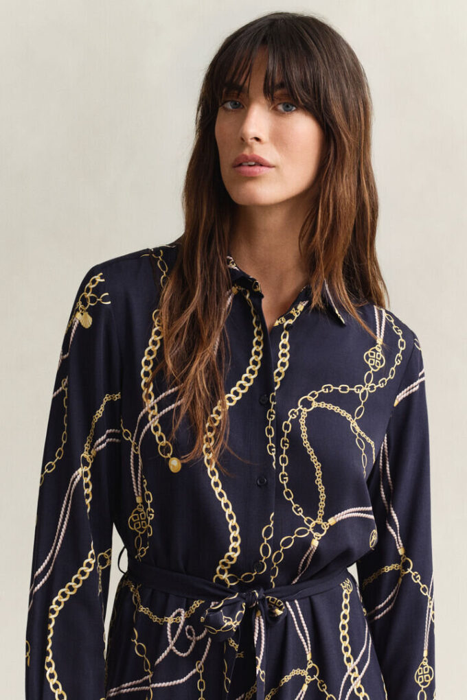 Printed Shirt Dress Printed Shirt Dress