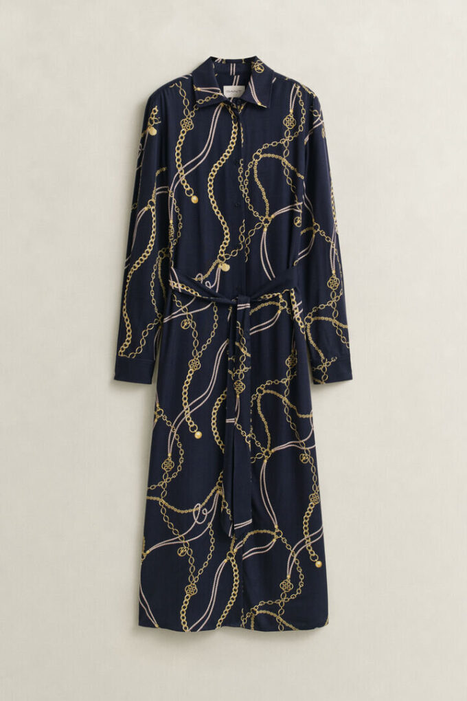 Printed Shirt Dress Printed Shirt Dress
