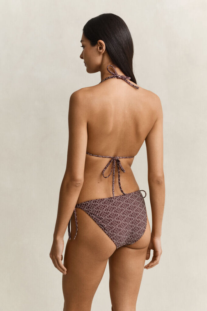 Printed Side Tie Bikini Bottoms Printed Side Tie Bikini Bottoms