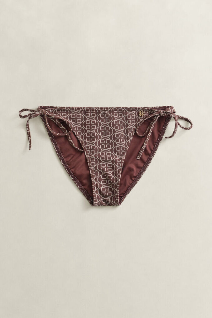Printed Side Tie Bikini Bottoms Printed Side Tie Bikini Bottoms