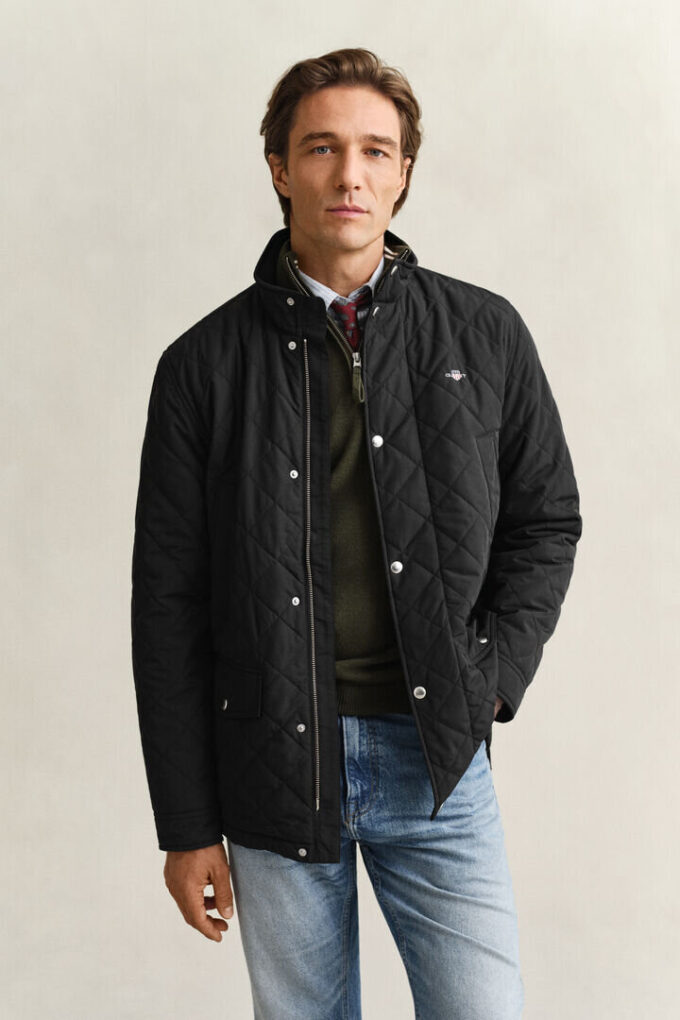 Quilted Windcheater Mid-Length Jacket Quilted Windcheater Mid-Length Jacket
