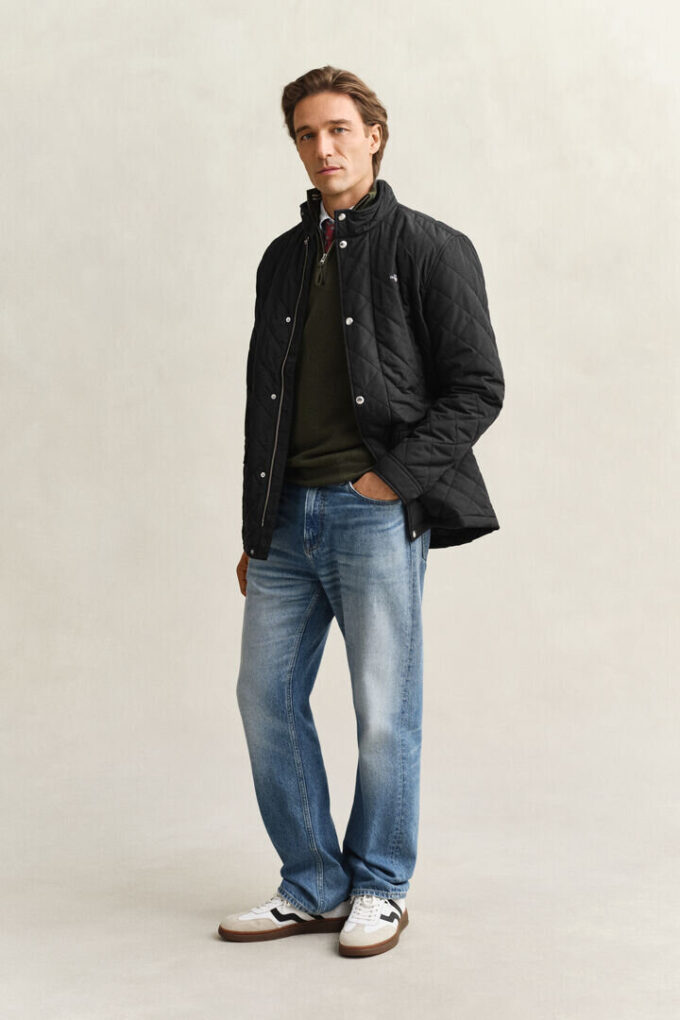 Quilted Windcheater Mid-Length Jacket Quilted Windcheater Mid-Length Jacket